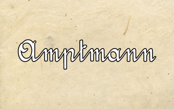 Amptmann Script: The Creative Font That Brings Ideas to Life