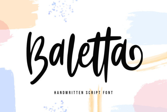 Baletta Script: A Graceful Font for Modern Designs