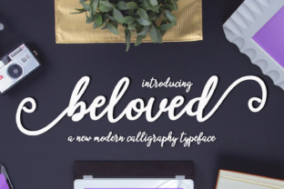 Beloved Script: A Modern Calligraphy Font for Elegant Projects