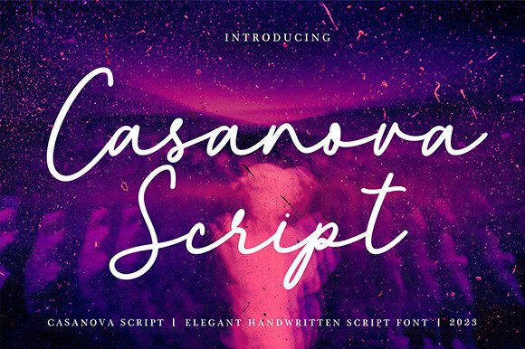 Casanova Script: An Elegant Handwritten Font for Modern Design