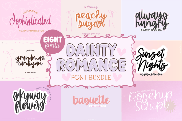 Dainty Romance Script Bundle: A Designer’s Review