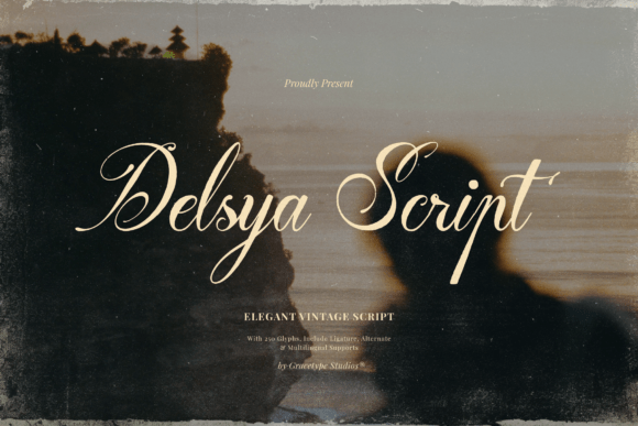 Delsya Script: The Vintage Script Font for Timeless Design