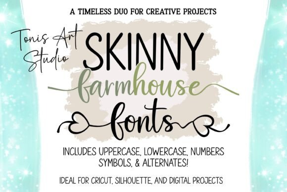 Farmhouse Script & Skinny Farmhouse: A Font Duo for Modern Rustic Design