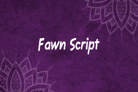 Fawn Script: A Playful, Modern Handwritten Font