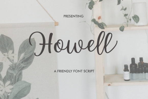 Howell Script: A Creative Font for Wedding & Brand Design