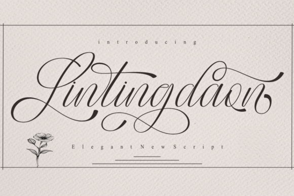 Lintingdaon Script: An Exceptional Font for Elegant Design