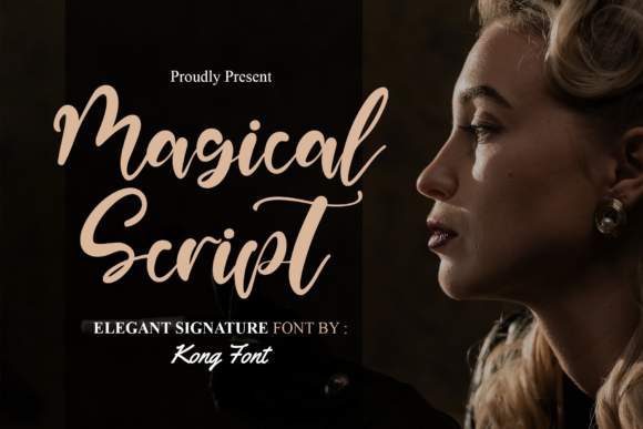 Magical Script: A Modern Script Font for Creative Projects
