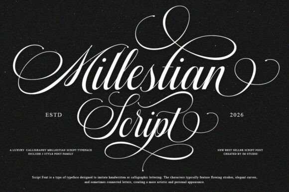 Mallestian Script: An Elegant Typeface for Modern Luxury