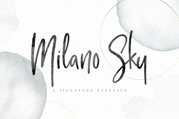 Meet Milano Sky Script: A Modern Handwritten Font for Bold Branding