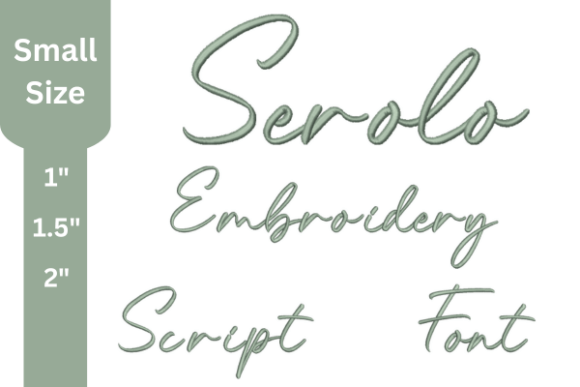 Script Embroidery Font: Elevate Your Stitching