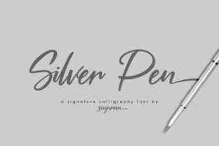 Silver Pen Script: Elevate Your Brand with This Creative Font