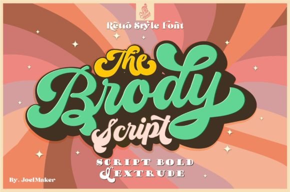 The Brody Script: A Handwritten Font with Vintage Soul