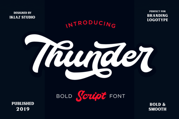 Thunder Script: When Your Brand Needs More Than Just Words