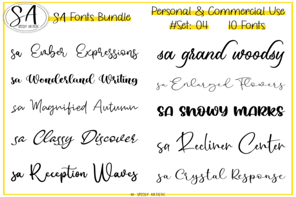 Transform Your Creations with Script and Handwritten Bundle 4